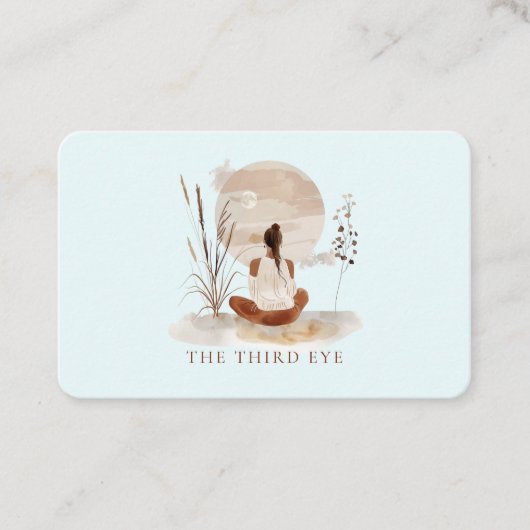 QR-Code - Yoga Reiki Wellness Visitenkarte (Vorderseite)