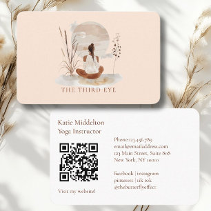 QR-Code - Yoga Reiki Wellness Visitenkarte