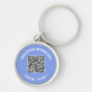 QR Code Your Special Message Surprise Keychain Schlüsselanhänger