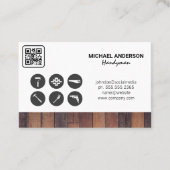 Qr-Code | Zimmereinrichtung Visitenkarte (Vorderseite)