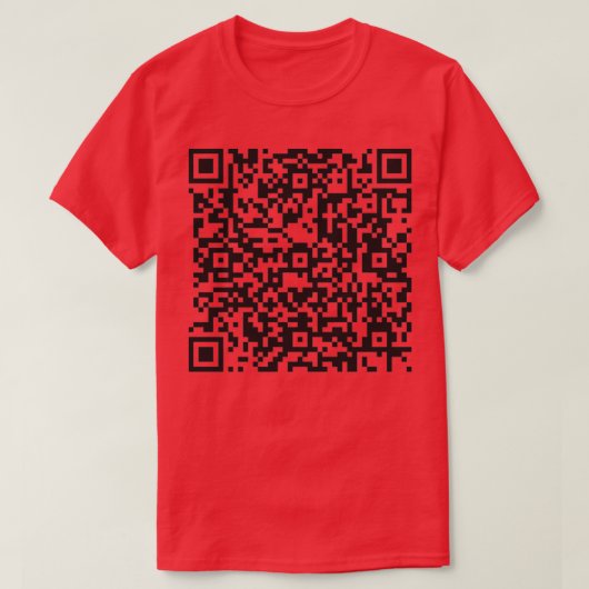 QR Code Zitat Technischer Fortschritt T-Shirt (Design vorne)