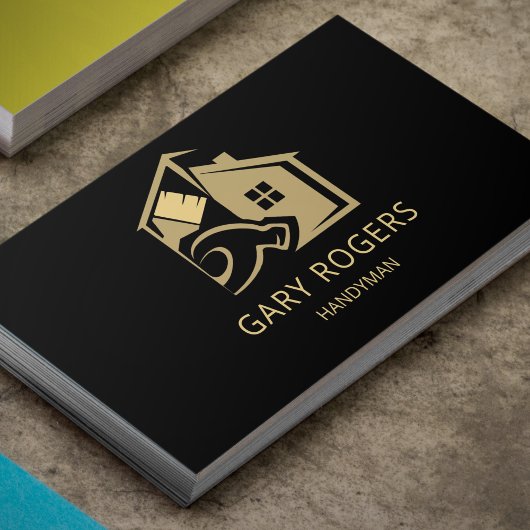 QR Code Zuhause Repair Handyman Visitenkarte