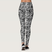 QR Code, zum der Männer (NFL-Standort) anzuziehen Leggings (Rückseite)