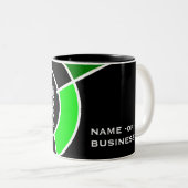 QR-Code Zweifarbige Tasse (VorderseiteRechts)