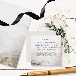 QR-Codedetails Seashell Sandy Beach Begleitkarte