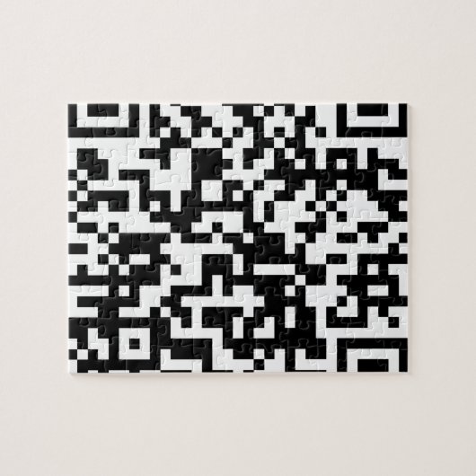 QR Codeentwurf Puzzle (Horizontal)