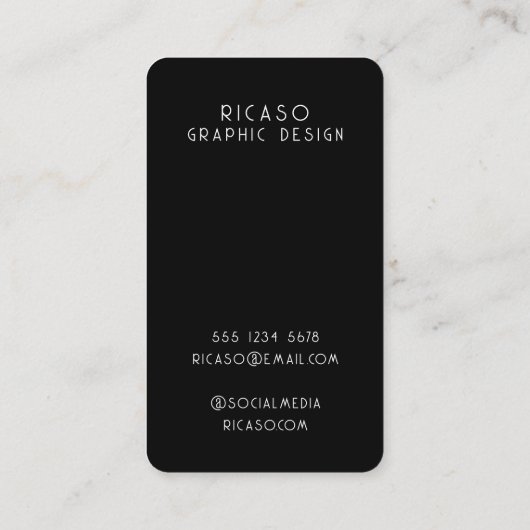 QR-Codegeflechtete Muster Personalisiert Visitenkarte (Rückseite)