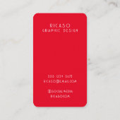 QR-Codegeflechtete Muster Personalisiert Visitenkarte (Rückseite)