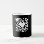QR-Codegenerator mit Herz Kaffeetasse (Mittel)