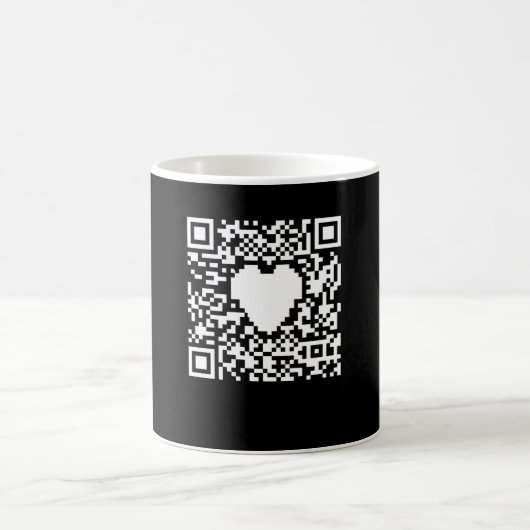 QR-Codegenerator mit Herz Kaffeetasse (Mittel)
