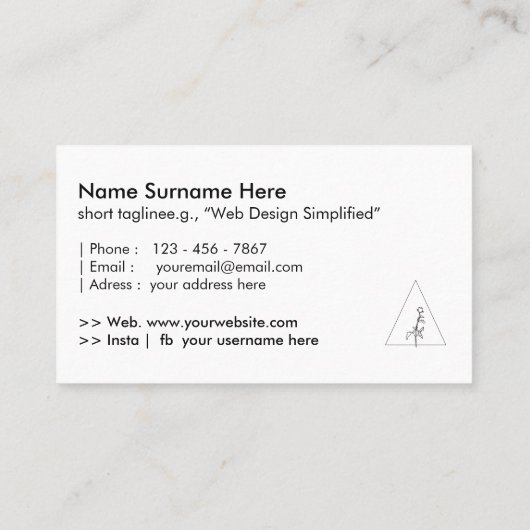 QR-Codeintegration Visitenkarte (Rückseite)