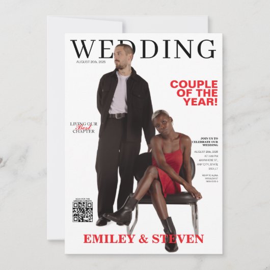 QR-Codelmagazin Einladung (Vorderseite)