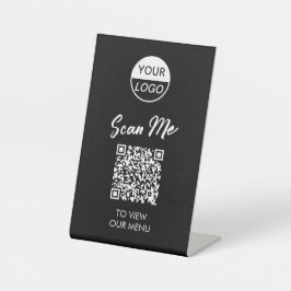 QR-Codemenü | Classic Contacless Pedestal Sign Sockelschild