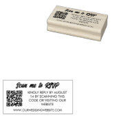 QR-Codeprüfung auf der UAWG Wedding-Website Gummistempel (Stempel)
