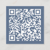 QR-Codeprüfung auf UAWG Dusty Blue Enclosure Card Begleitkarte (Rückseite)