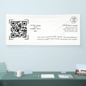 QR-Codeprüfung | Berufliches Firmenlogo Banner (Messe)