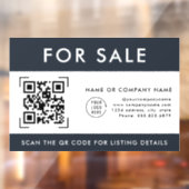QR-Codeprüfung für den Verkauf | Firmenlogo Fensteraufkleber (Blatt 2)