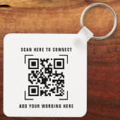 QR-Codeprüfung | Illustrierter Podcast Schlüsselanhänger (Rückseite)