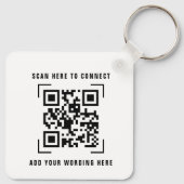 QR-Codeprüfung | Illustrierter Podcast Schlüsselanhänger (Rückseite)