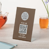 QR-Codeprüfung zum Menü anzeigen | Benutzerdefinie Sockelschild (In SItu)