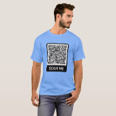 QR-Codeprüfungsinformationen Personalisiert Ihr T  T-Shirt (Vorne ganz)