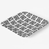 QR Codes für Happy Holidays Pappteller (Gewinkelt)