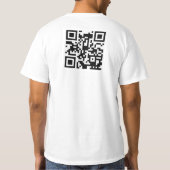 QR Codes! T-Shirt (Rückseite)