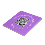 QR-Codescannen Info Benutzerdefinierte Textfarben Fliese (Seite)
