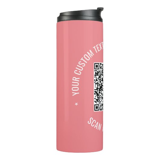  QR-Codescannen Informationen Benutzerdefinierte T Thermosbecher (Nach links gedreht)