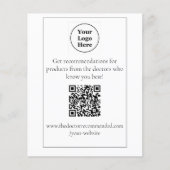 QR-Codetabellenanzeige Flyer (Vorne)