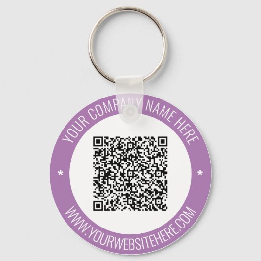 QR-Codetext und Farben für Ihren Werbe-Schlüsselan Schlüsselanhänger (Vorderseite)