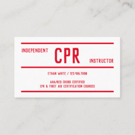 QR CPR Schulung und Erste Hilfe Visitenkarte