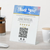 *~* QR DANK IHNEN KENNEN Kosmos Galaxy Nebula AP8 Sockelschild (In SItu)