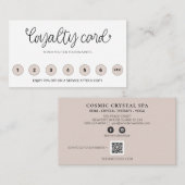 *~* QR Danke, dass Sie Belohnungen Rose Gold Heart Treuekarte (Vorne/Hinten)