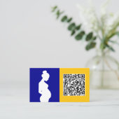 QR Doula Visitenkarte (Stehend Vorderseite)