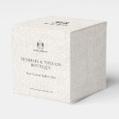 QR Event-Marketing für Sleek Linen Business-Logo V Geschenkschachtel (Vorderseite)