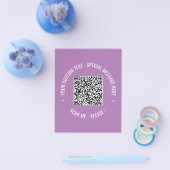 QR-Flyer für die QR-Codeprüfung Info Text und Farb Flyer (Einzeln)