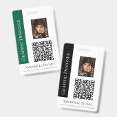 QR-Foto Business Company Large Ausweis (Vorder- & Rückseite)