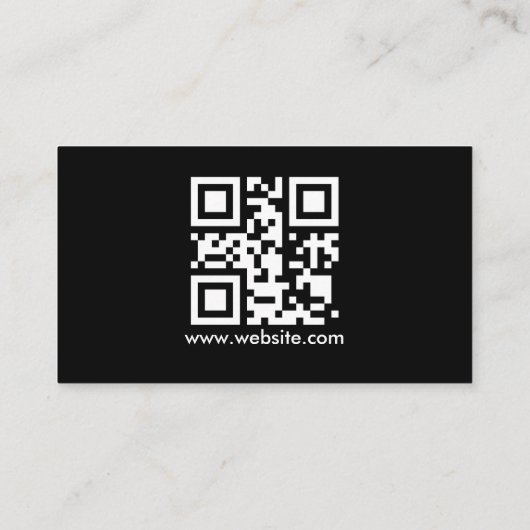 QR-Foto für Bild oder Logo Visitenkarte (Rückseite)
