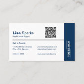 QR-Foto für das Logo "Real Anwesen Agent"-Beruflic Visitenkarte (Rückseite)