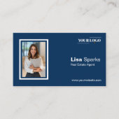 QR-Foto für das Logo "Real Anwesen Agent"-Beruflic Visitenkarte (Vorderseite)