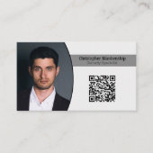 QR-Foto für die persönliche Sicherheit Visitenkarte (Vorderseite)