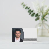 QR-Foto für die persönliche Sicherheit Visitenkarte (Stehend Vorderseite)