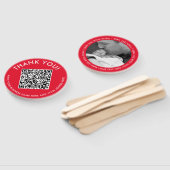 QR-Foto für einfache Red White Digital Contact Fächer (Non-assembled)