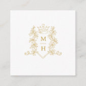 QR-Foto für Hochzeiten Liebe Begleitkarte (Vorderseite)