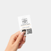 QR-Foto für Mitarbeiter-IDs Benutzerdefinierter ID Ausweis (Handheld)