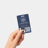 QR-Foto für Mitarbeiter-IDs Benutzerdefinierter ID Ausweis (Handheld)