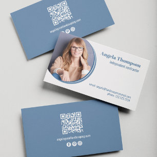 QR-Foto für moderne Unternehmen Visitenkarte