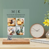 QR-Foto für Monogramme oder Logos Acrylschild