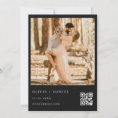 QR-Foto-Hochzeit Einladung (Rückseite)